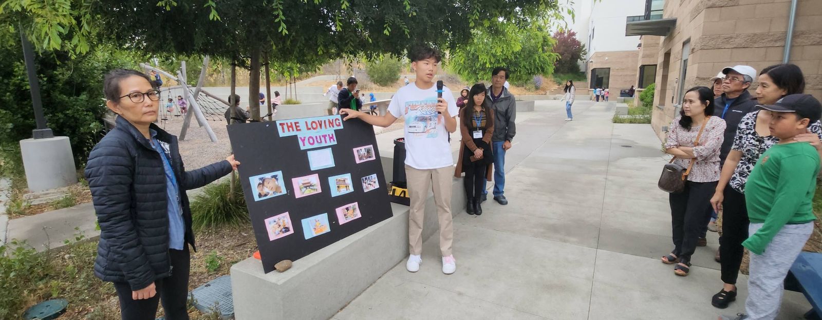 Community presentation about The Loving Youth mission